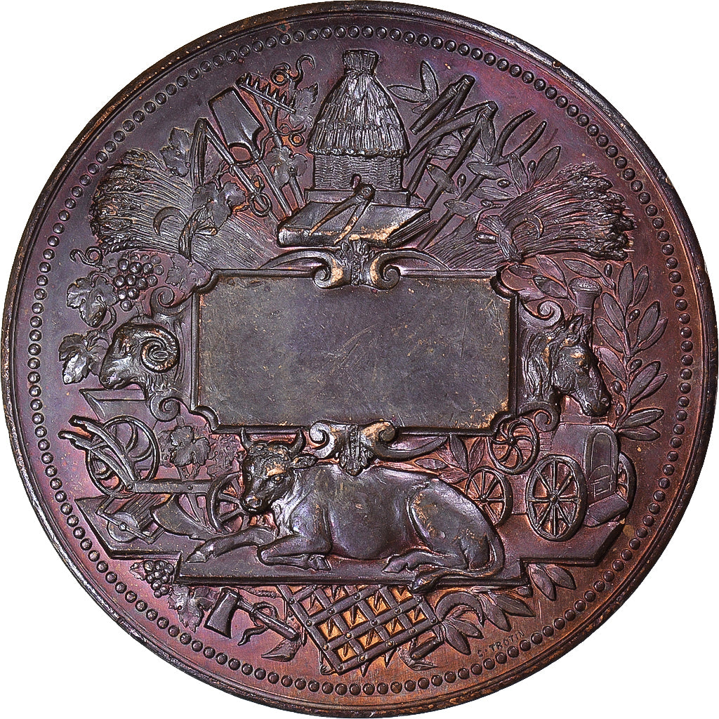Frankreich, Medaille, Société des agriculteurs de France, Agriculture, Trotin