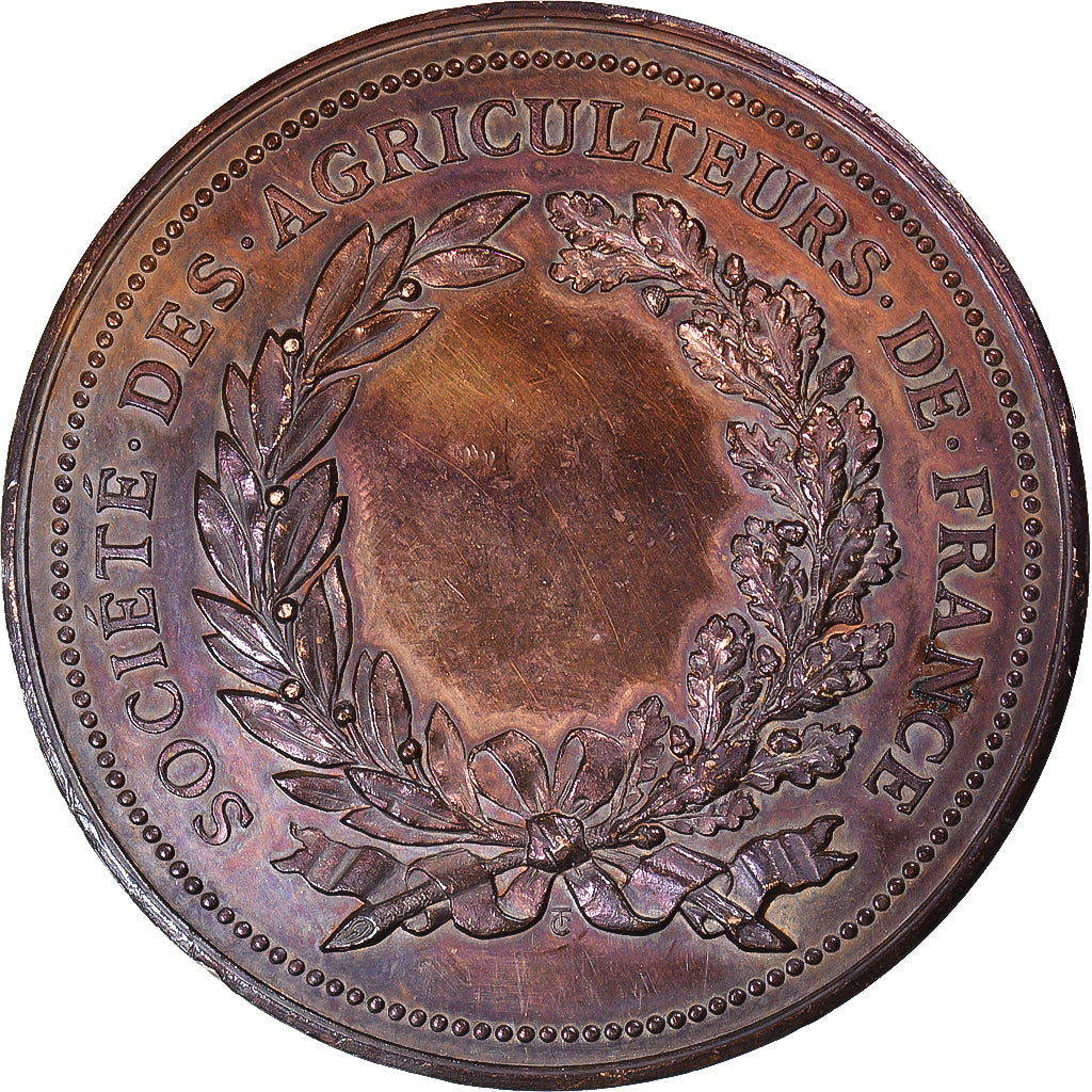Frankreich, Medaille, Société des agriculteurs de France, Agriculture, Trotin