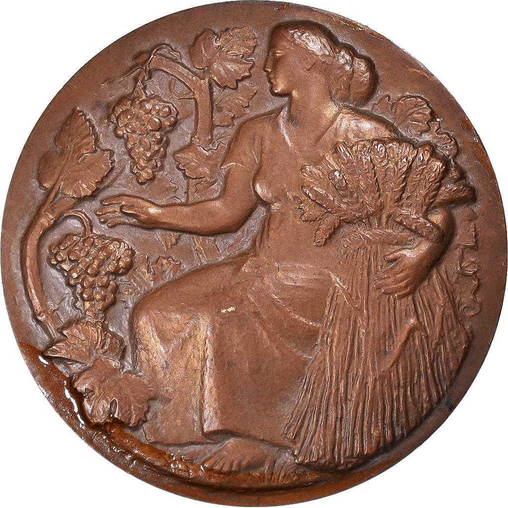 Francia, medalla, Ministère de l'Agriculture, Associations Agricoles, Petit