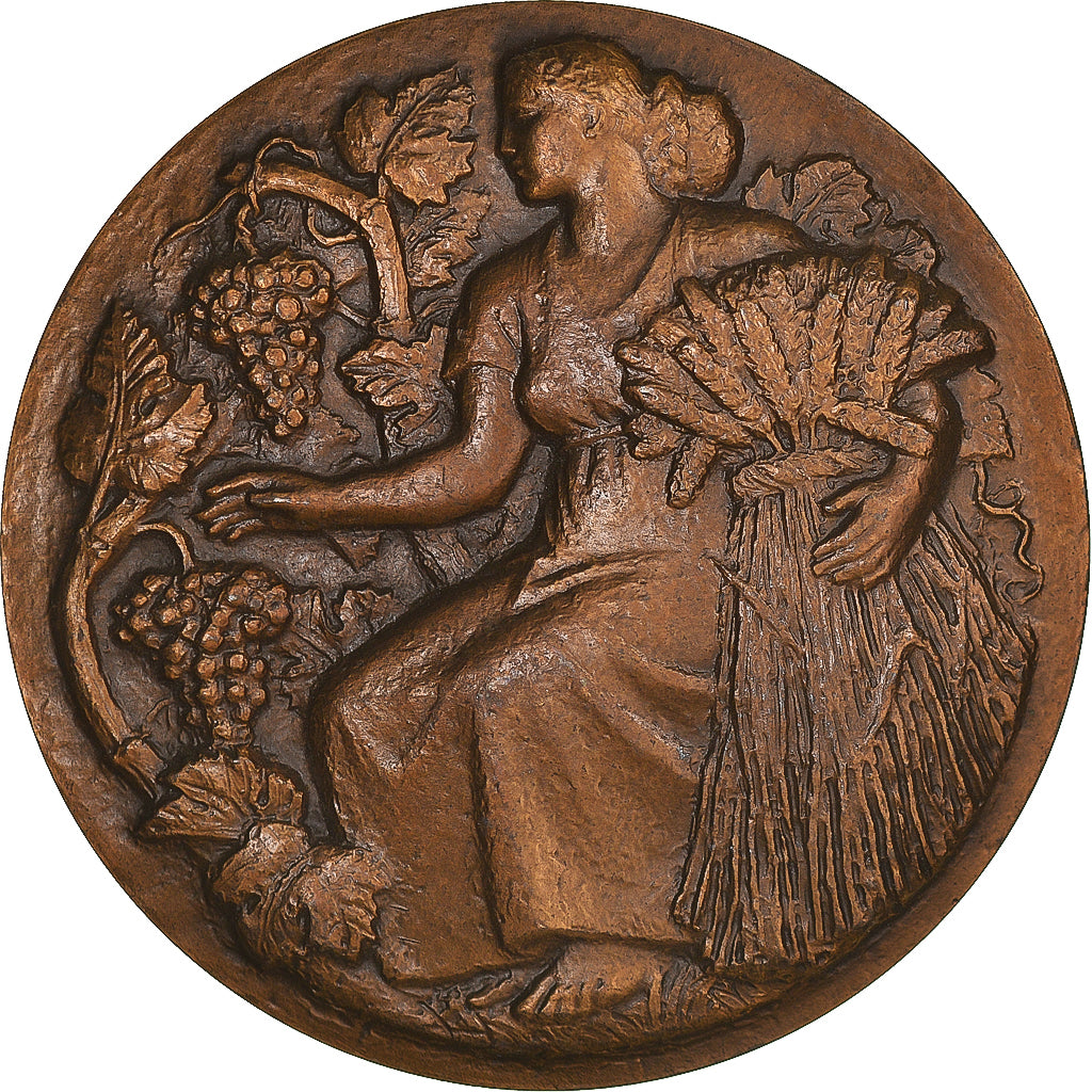 Francia, medalla, Ministère de l'Agriculture, Associations Agricoles, Petit
