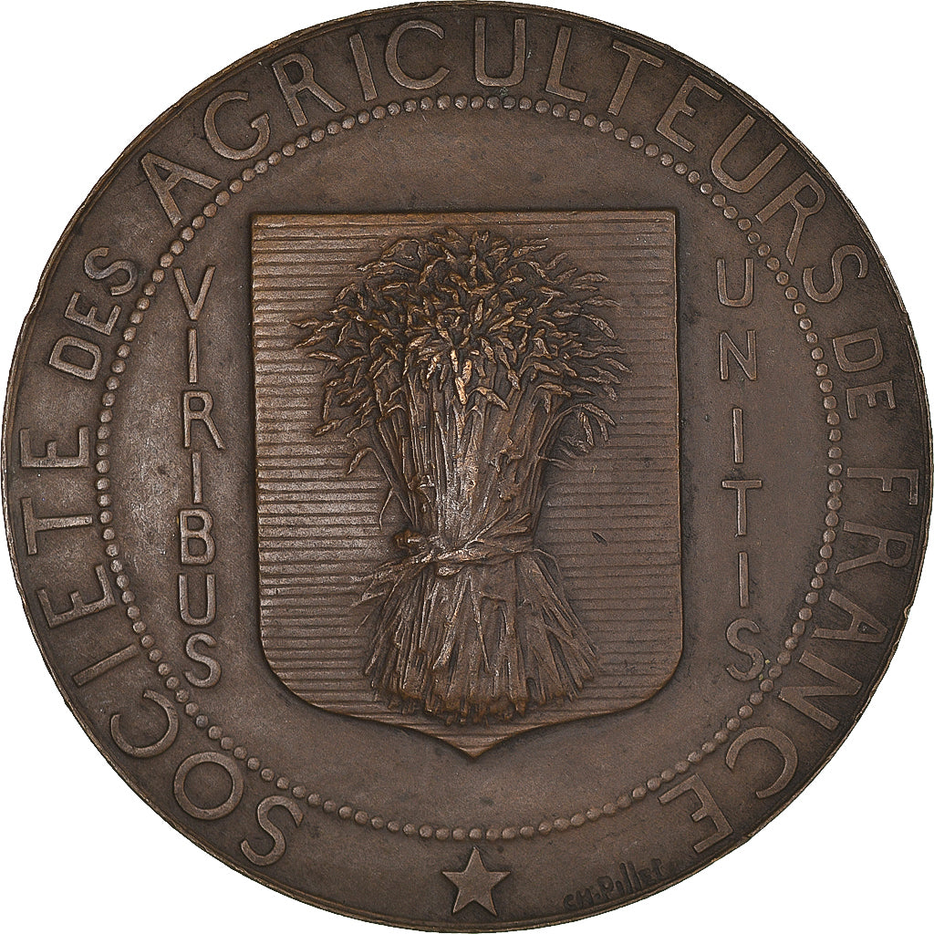 Francja, medal, Société des agriculteurs de France, Agriculture, Pillet