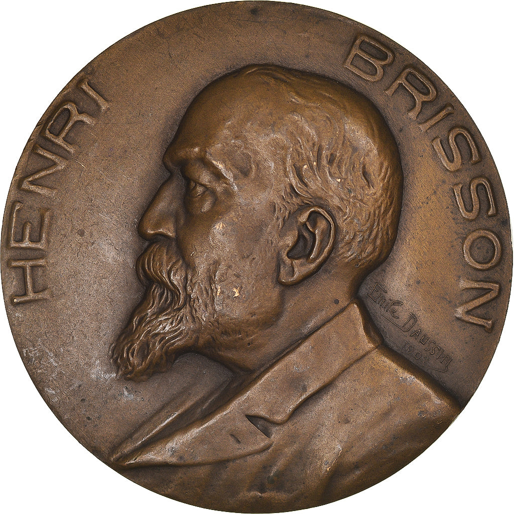 Francia, medalla, Henri Brisson, Président de la Chambre des Députés