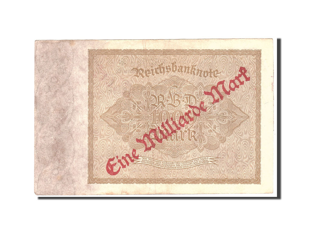 Germania, 1 Milliarde Mark on 1000 Mark, 1922, KM:113a, 1922-12-15, BB+