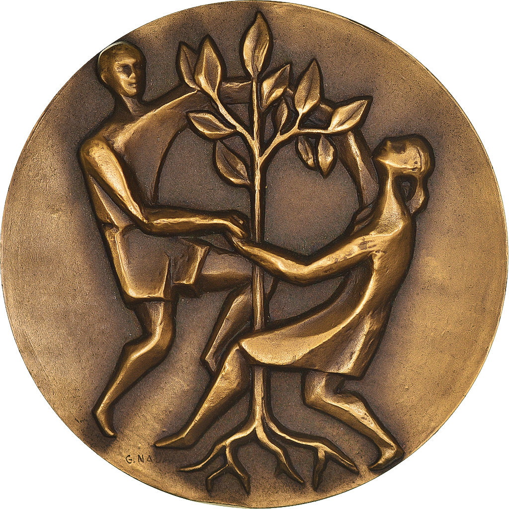Frankreich, Medaille, Centenaire de la Ligue Française de l'Enseignement, 1966