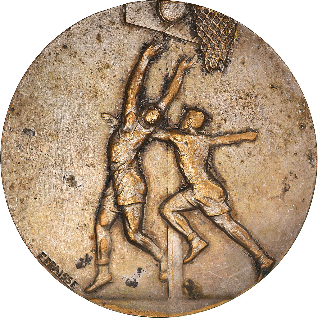 França, medalha, Sport, Basket-Ball, Fraisse, EF(40-45), Bronze Prateado
