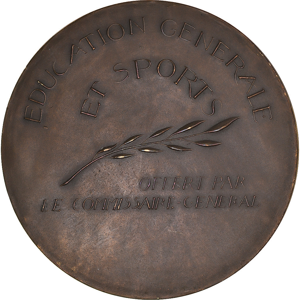 Francia, medalla, Education Générale et Sport, Commissaire Général, 1941