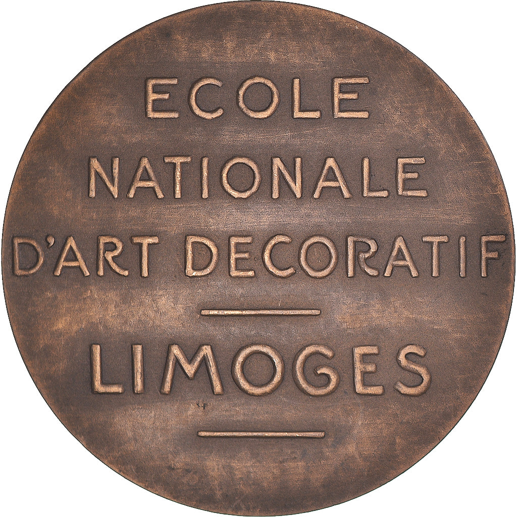 Francia, medalla, Ecole Nationale d'Art Décoratif, Limoges, Dupuis.D, SC