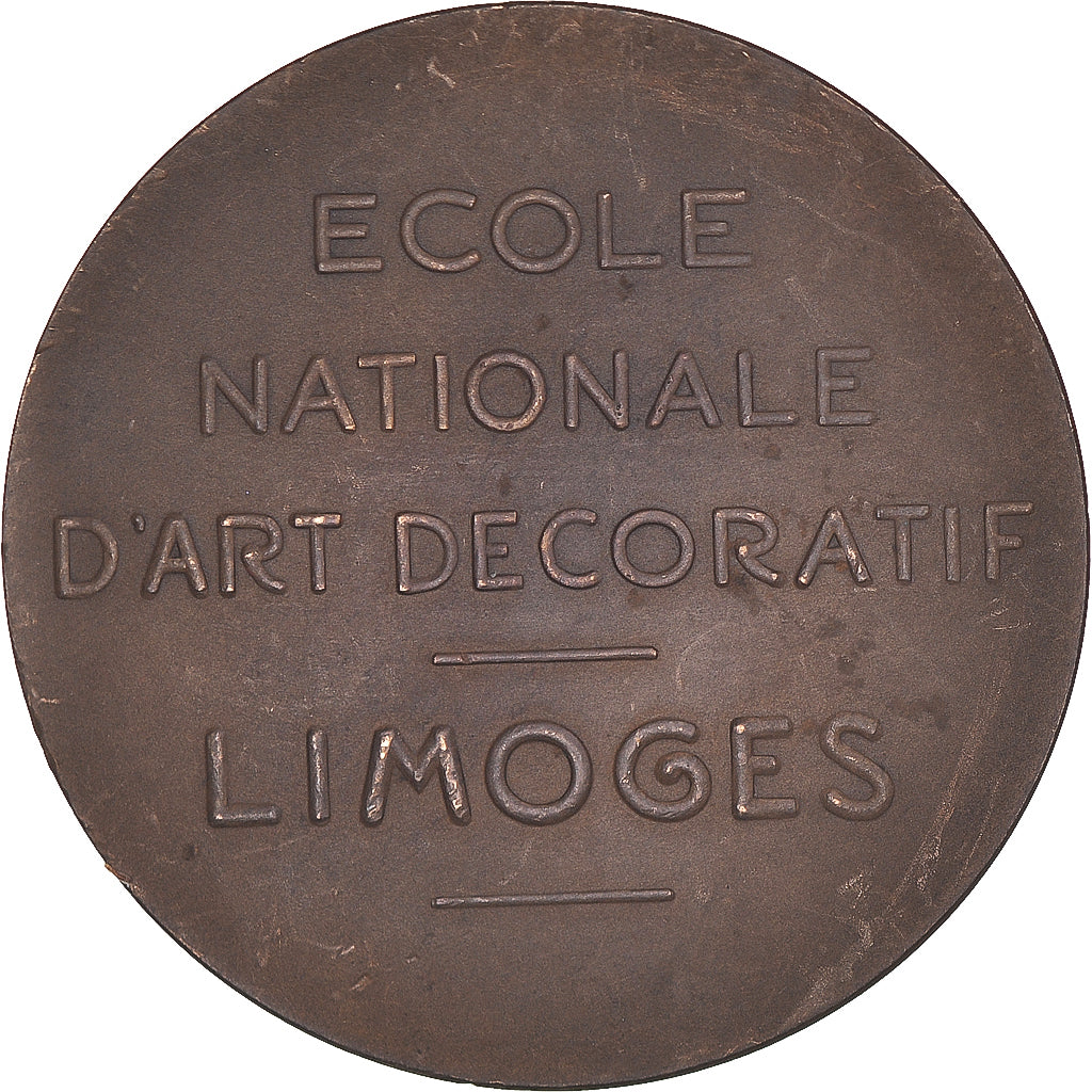 Francia, medalla, Ecole Nationale d'Art Décoratif, Limoges, Dupuis.D, MBC+