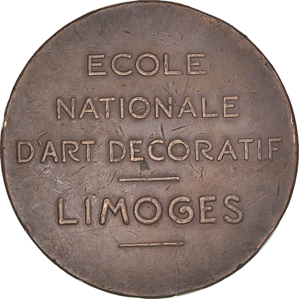 Francia, medalla, Ecole Nationale d'Art Décoratif, Limoges, Dupuis.D, MBC