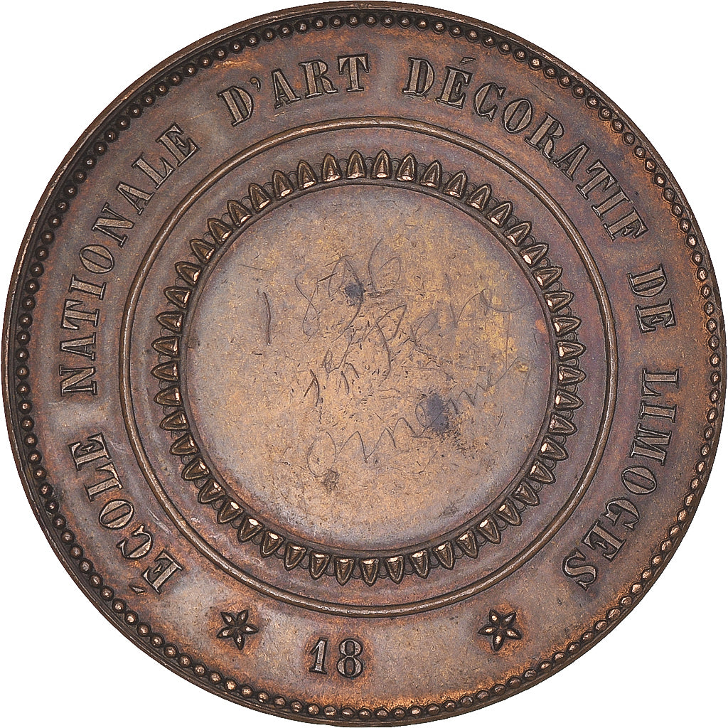 Francia, medalla, Ecole Nationale d'Art Décoratif, Limoges, Bottée, MBC+