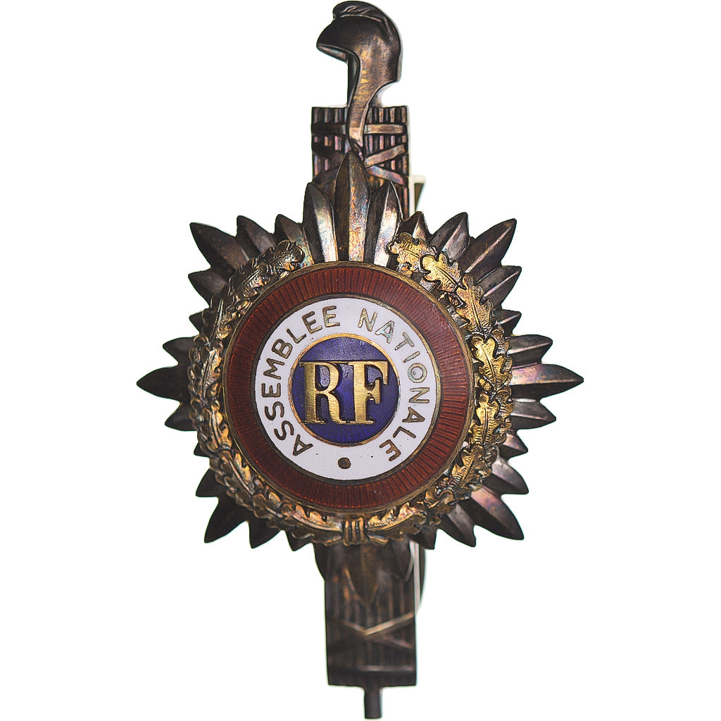 França, Insigne, Assemblée Nationale, Politics, Emaillée, MS(63), Prata