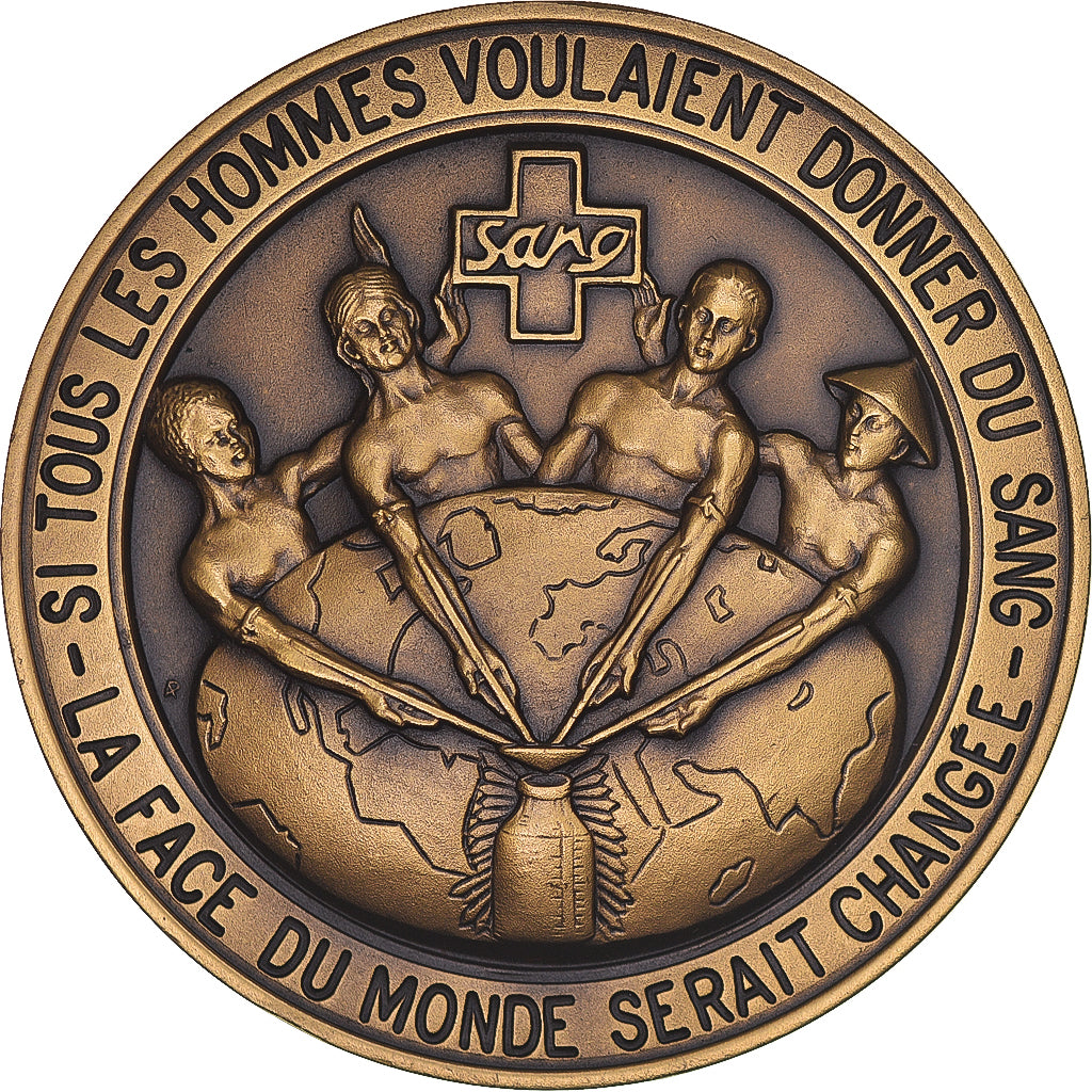 Francia, medalla, L'Association des Donneurs de sang du Nord à Louis Le