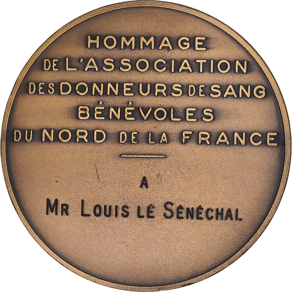 Francia, medalla, L'Association des Donneurs de sang du Nord à Louis Le