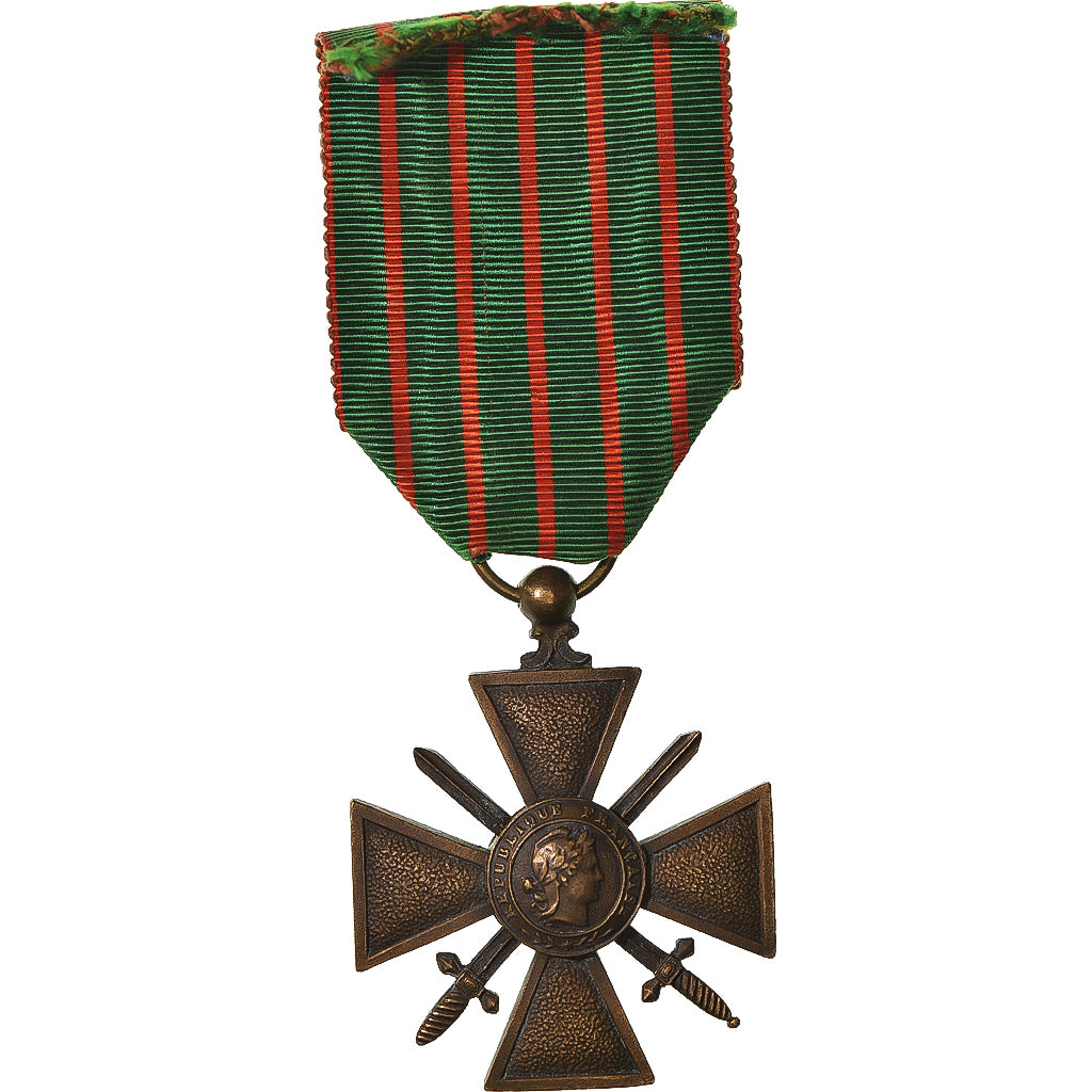 Francja, Croix de Guerre, WAR, medal, 1914-1916, 2 Citations, Doskonała
