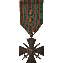 Frankreich, Croix de Guerre, WAR, Medaille, 1914-1916, 2 Citations, Excellent