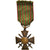 Francia, Croix de Guerre, Une Citation, WAR, medalla, 1914-1916, Réduction