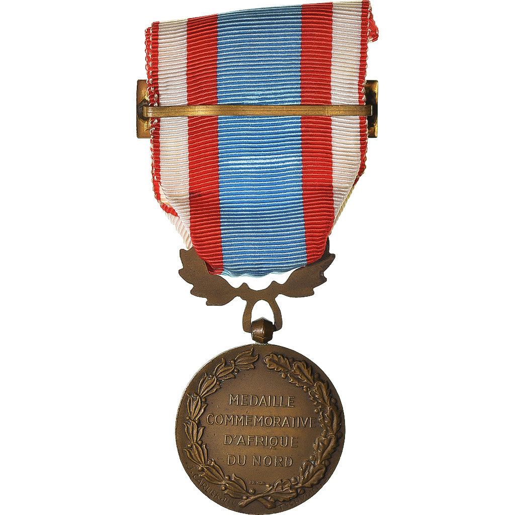 Francia, Afrique du Nord, Algérie, medalla, 1954-1962, Excellent Quality