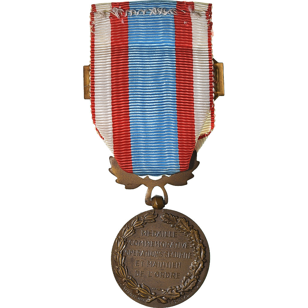 France, Opérations de Sécurité et Maintien de l'ordre, Medal, 1954-1962