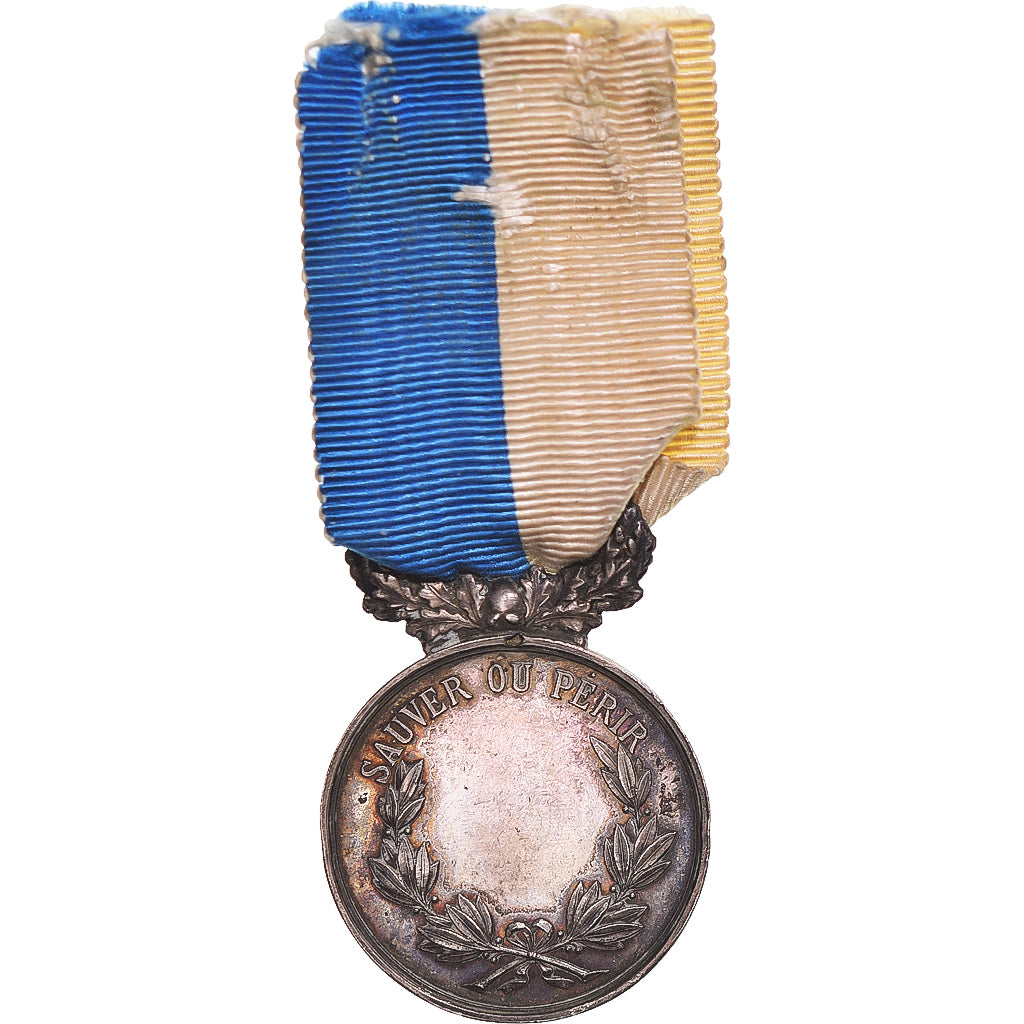 Francia, Société des Sauveteurs de la Charente, medalla, 1865, Sin