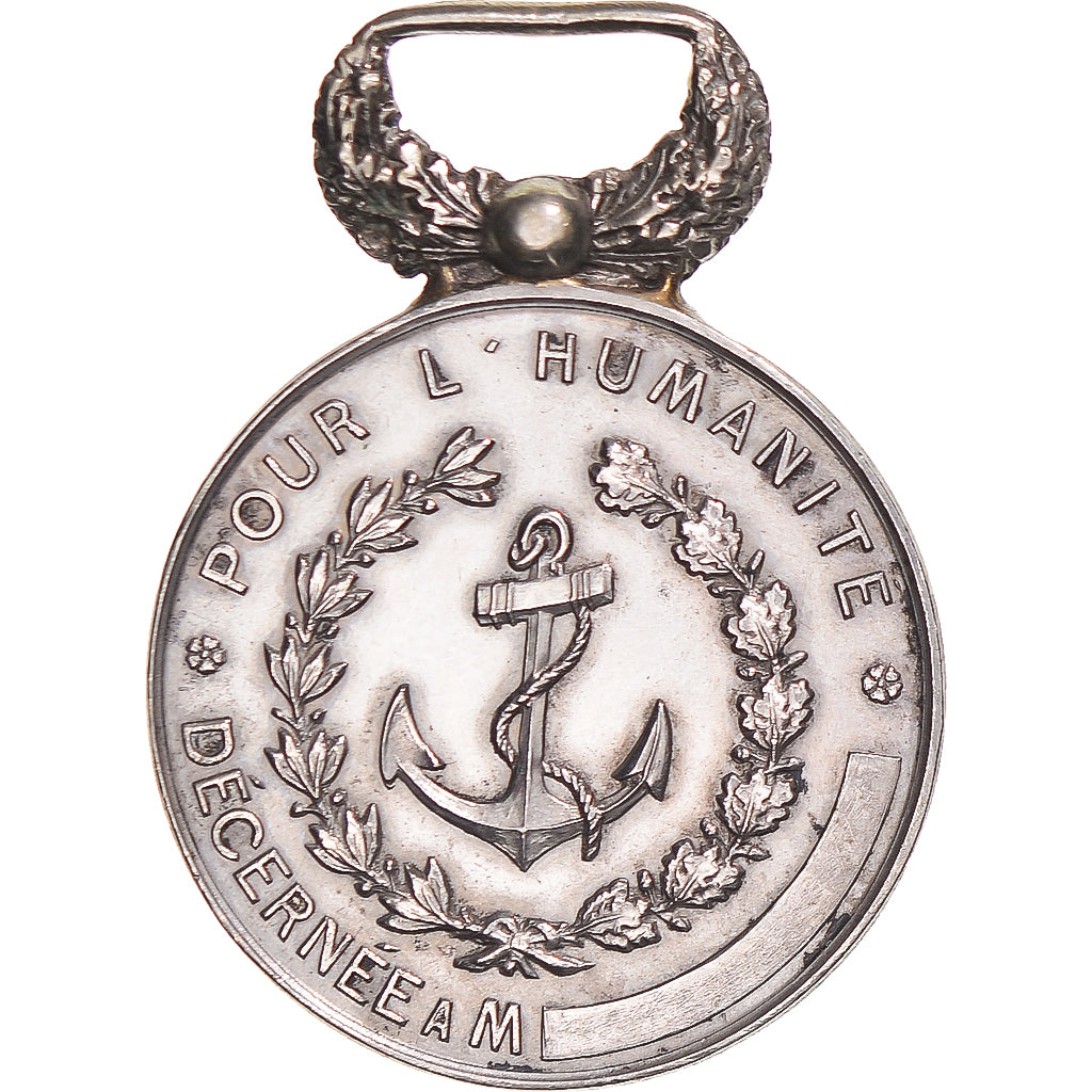 Francia, Société de Sauvetage de Roanne, Loire, medalla, Excellent Quality