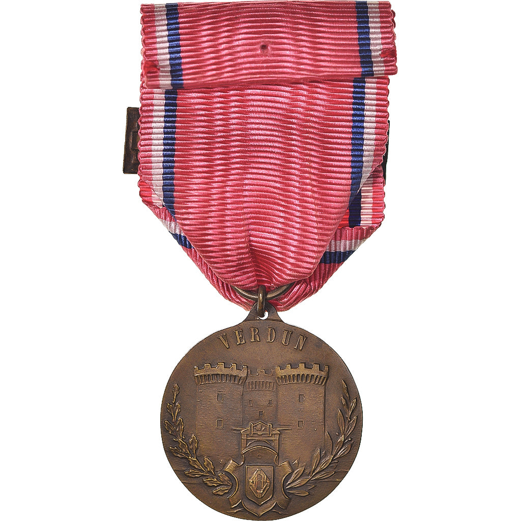 France, Verdun , On ne passe pas, WAR, Medal, 1916, Excellent Quality, Augier