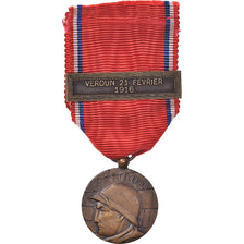 France, Verdun , On ne passe pas, WAR, Medal, 1916, Uncirculated, Bronze, 29