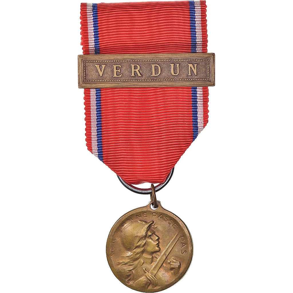 France, Verdun , On ne passe pas, WAR, Medal, 1916, Uncirculated, Vernier