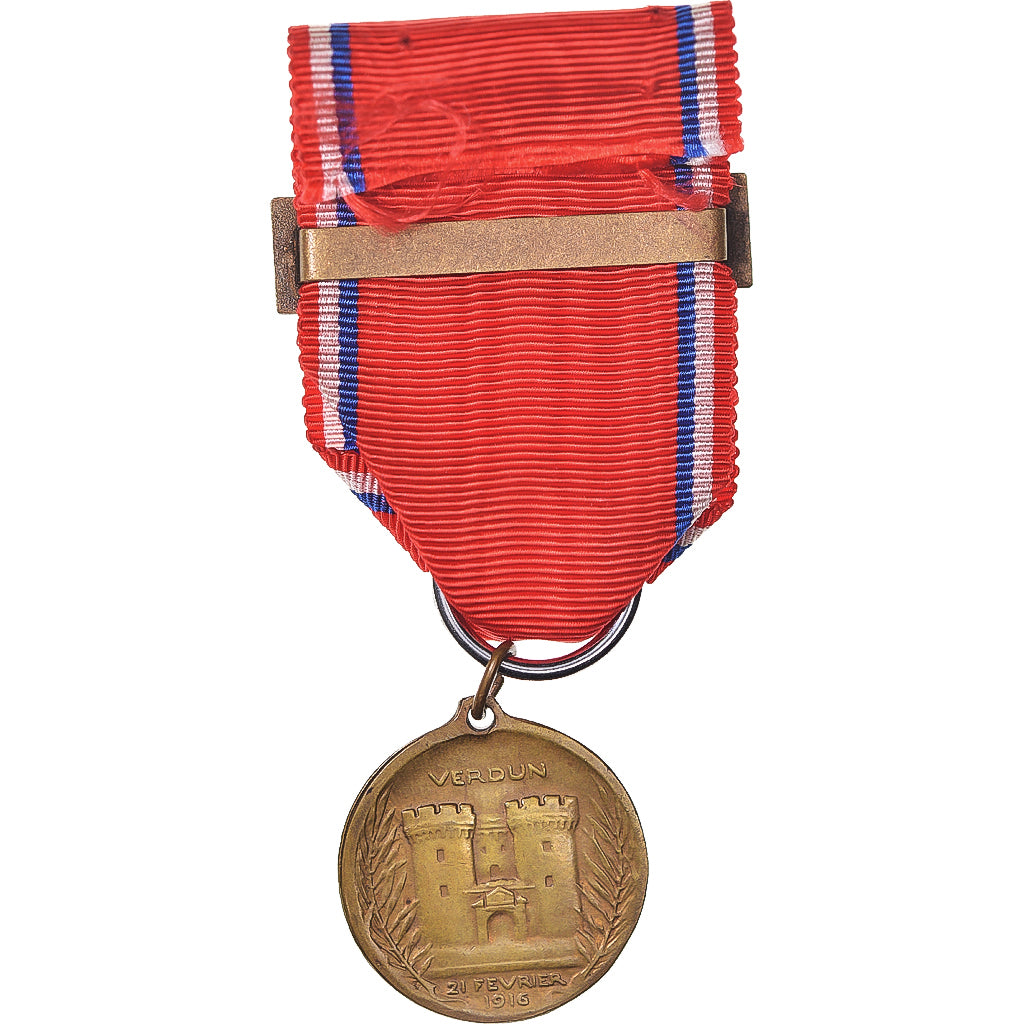France, Verdun , On ne passe pas, WAR, Medal, 1916, Uncirculated, Vernier