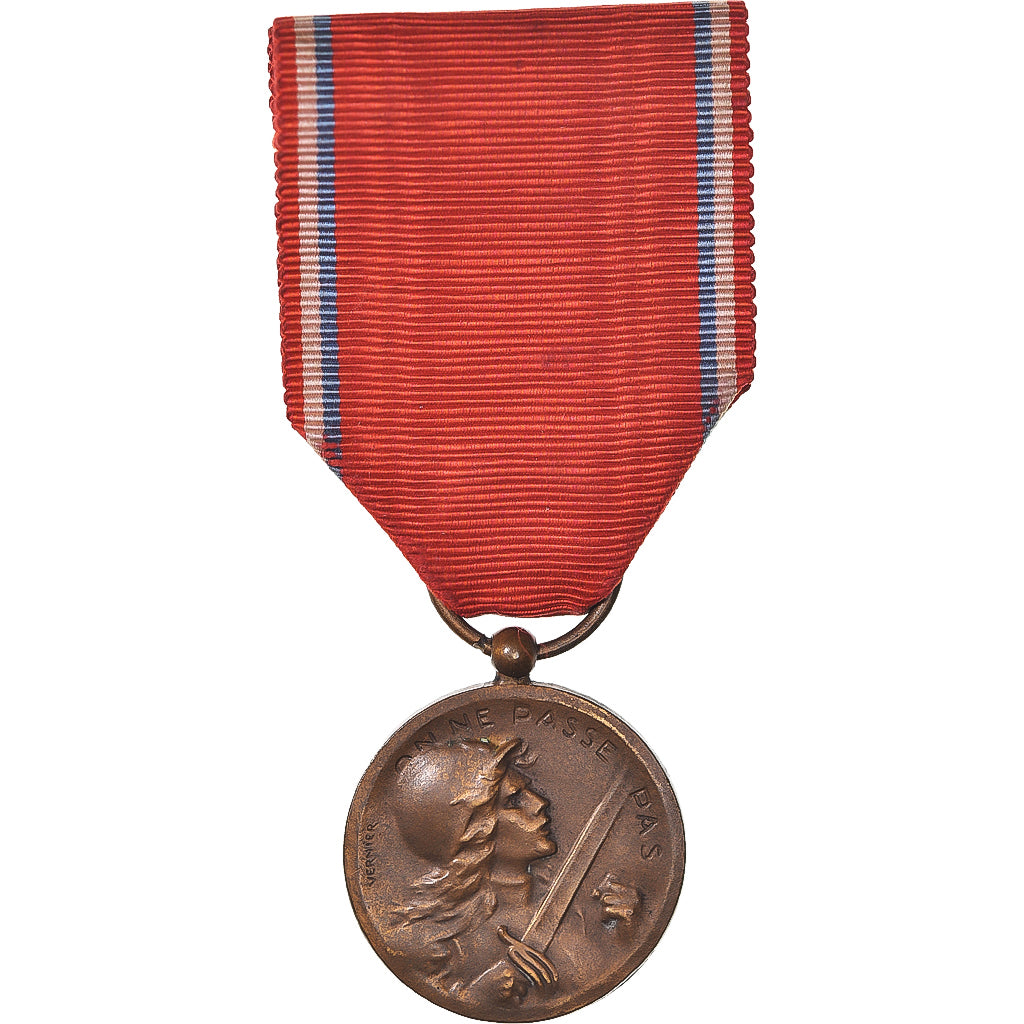 Francia, Verdun , On ne passe pas, WAR, medaglia, 1916, Eccellente qualità
