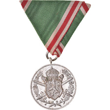 Bulgaria, Balkan War, Medal, 1912-1913, Excellent Quality, Silvered bronze, 32