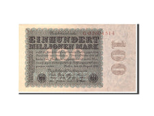 Germany, 100 Millionen Mark, 1923, KM:107a, 1923-08-22, AU(55-58)