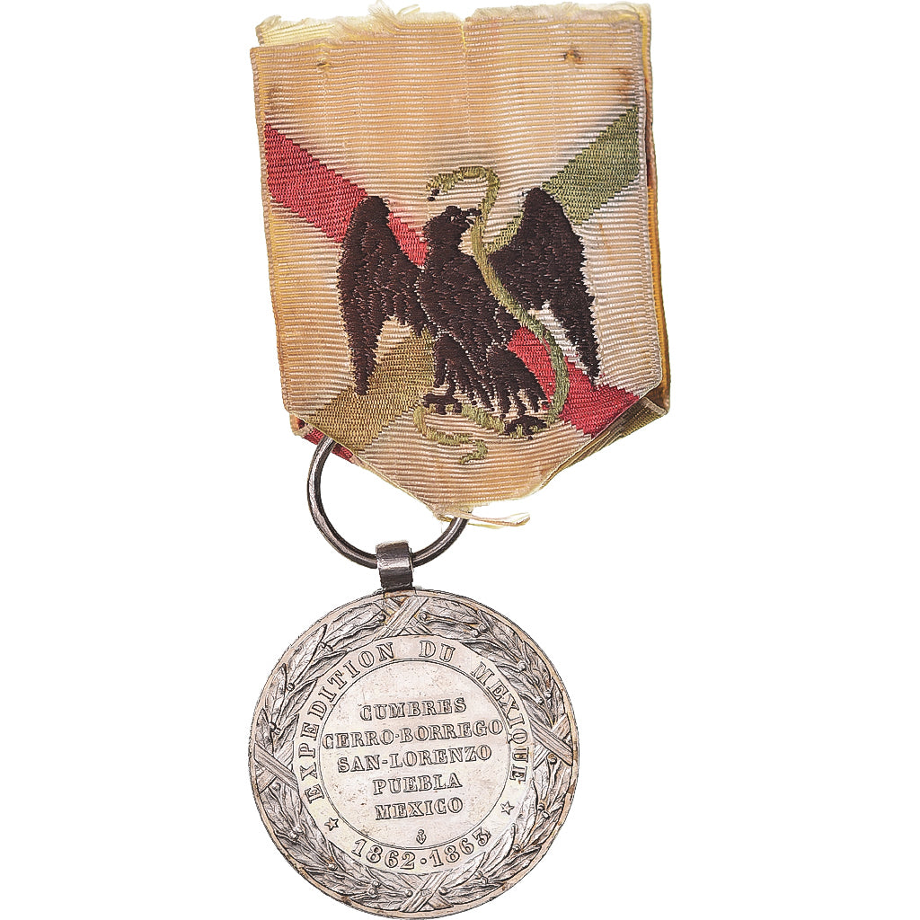 Mexique, Napoléon III, Expédition du Méxique, WAR, Médaille, 1862-1863
