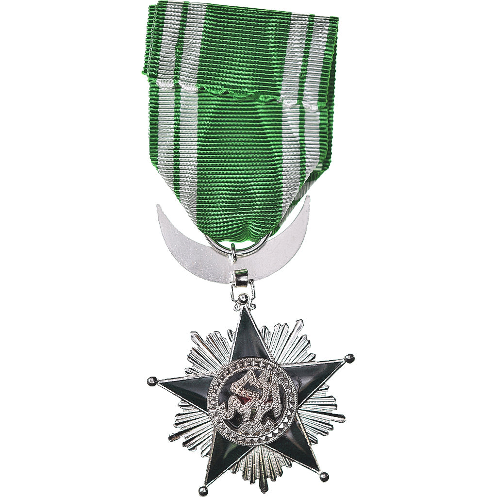 Comoros, Ordre de l'Etoile de Comore, Medal, Chevalier, Uncirculated, Silvered