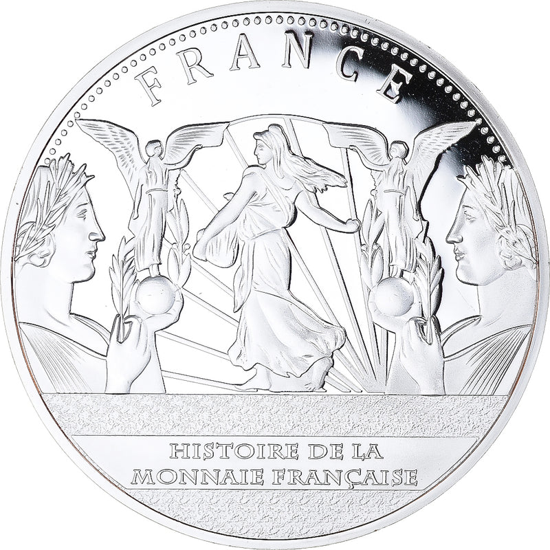 CINQUIÈME RÉPUBLIQUE Médaille, Histoire de la monnaie française, 20 francs fme_924861 Médailles