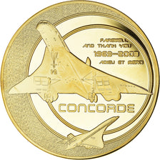 France, Medal, Adieu au Concorde, Dernier Vol New-York/Paris, Aviation, 2003