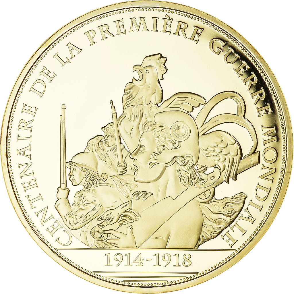 Frankreich, Medaille, Centenaire de la Première Guerre Mondiale, Début de la