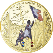 France, Médaille, Le Retour de Napoléon, 1815, History, FDC, Copper Gilt