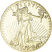 Frankreich, Medaille, Copy Twenty Dollars, Liberty, STGL, Copper Gilt