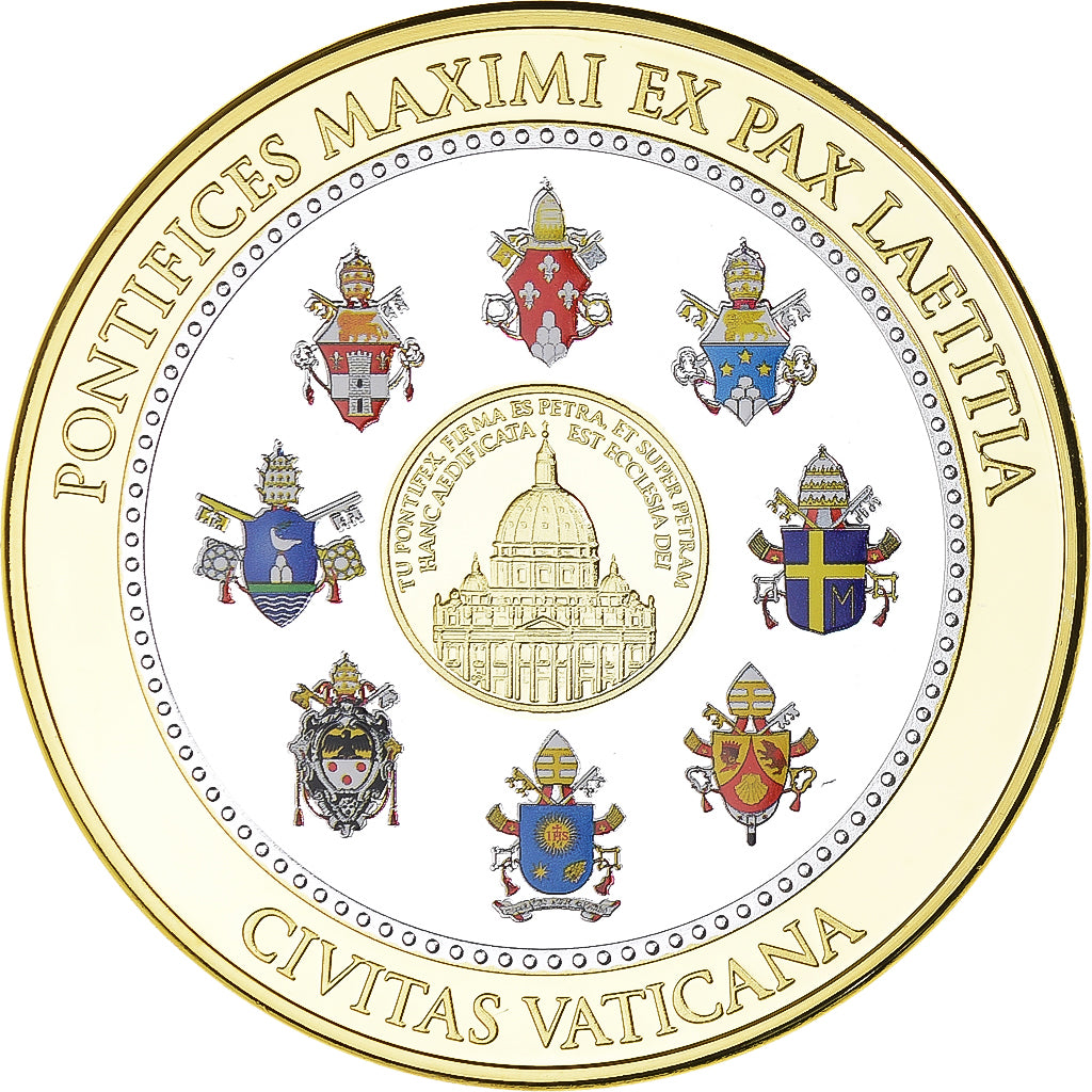 Vatican, Medal, Le Pape François, Religions & beliefs, 2013, MS(65-70), Copper