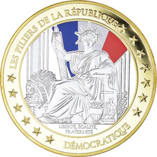 Francia, medalla, Les Piliers de la République, Démocratique, Politics, FDC