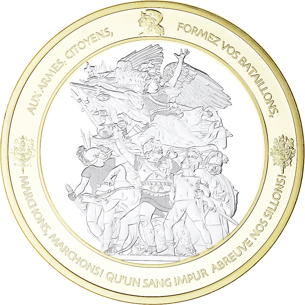 Francia, medalla, Les Piliers de la République, Démocratique, Politics, FDC