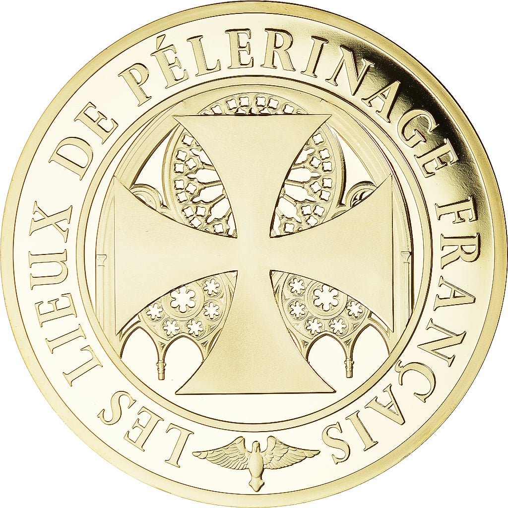 Francia, medaglia, Lourdes, Lieu de Pélerinage Français, Religions & beliefs