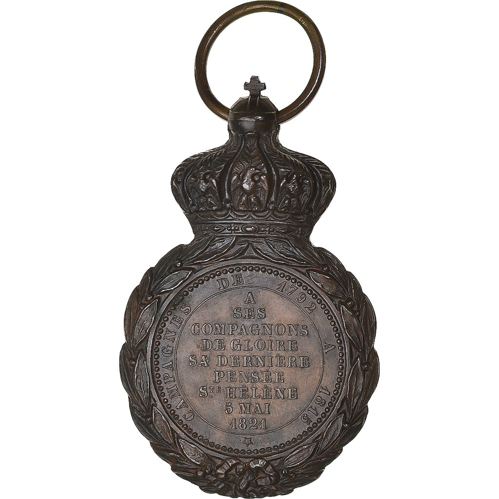 France, Médaille de Saint Hélène, Medal, 1857, Excellent Quality, Bronze, 32