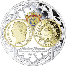 Francia, medalla, Monarques Européens, Napoléon Bonaparte, History, FDC, Plata