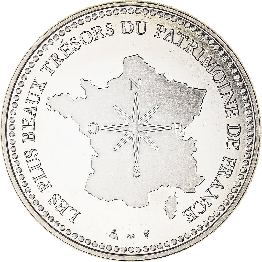 France, Médaille, Château de Chambord, FDC, Cupro-nickel