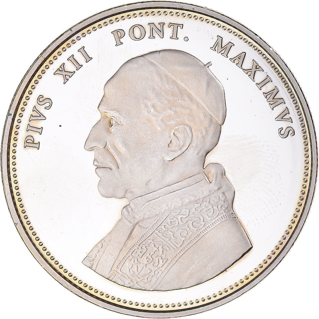 Vatican, Medal, Le Pape Pie XII, Religions & beliefs, MS(64), Copper-nickel
