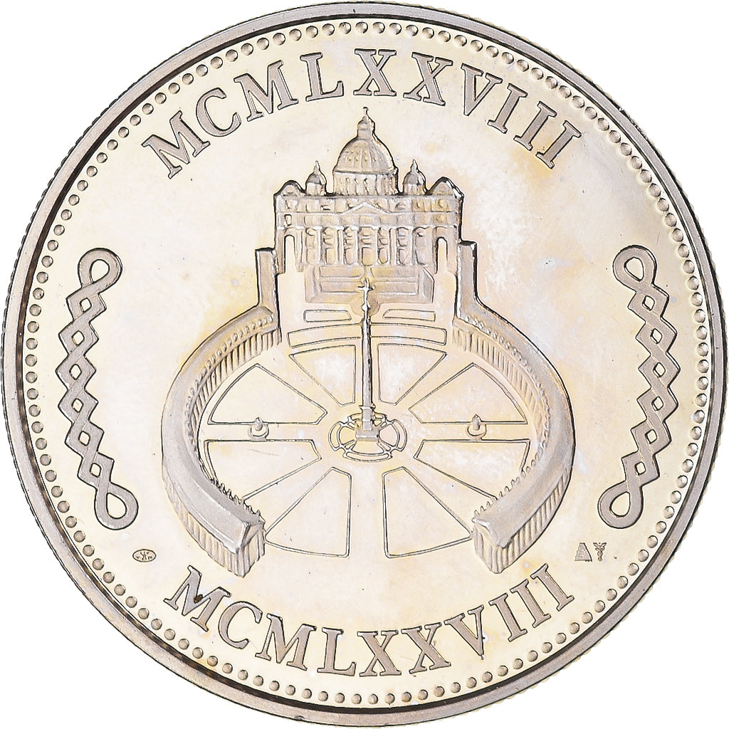 Vaticano, medalha, Jean-Paul I, Crenças e religiões, MS(64), Cobre-níquel