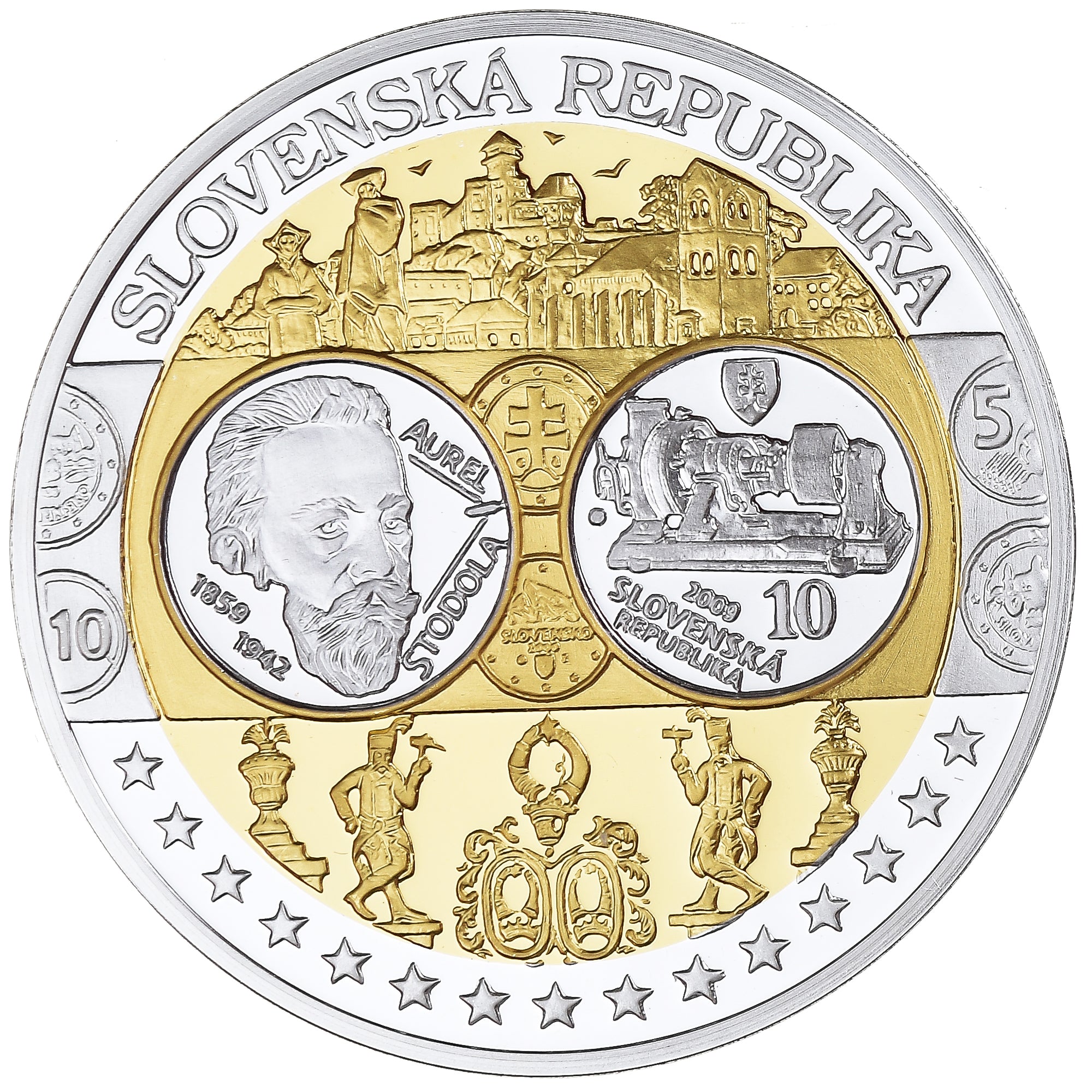 Slovaquie, Médaille, L'Europe, Politics, Society, War, FDC, FDC, Argent