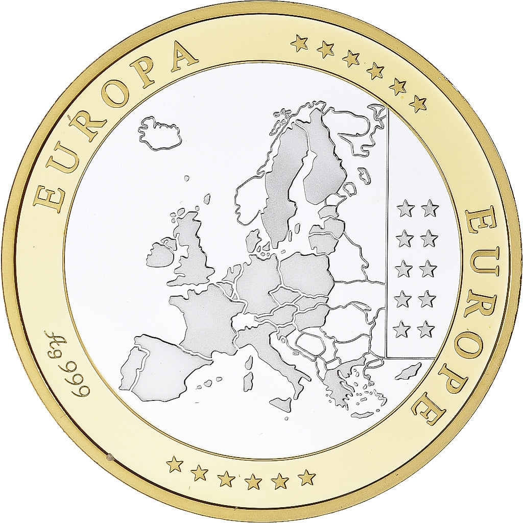 Slovakia, Medal, L'Europe, Politics, Society, War, FDC, MS(65-70), Silver