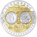 Luksemburg, medal, Euro, Europa, Politics, FDC, MS(65-70), Srebro
